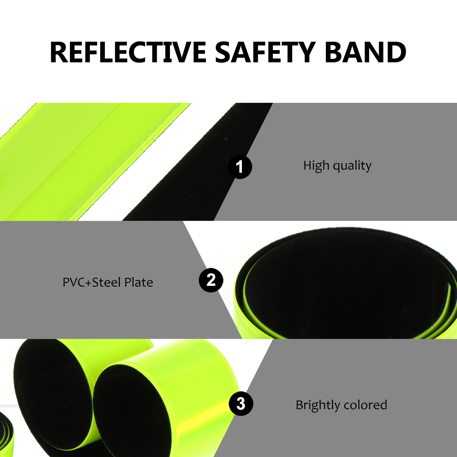 6Pcs Reflective Safety Band Wr - огляд і ціна Running Gear For Night