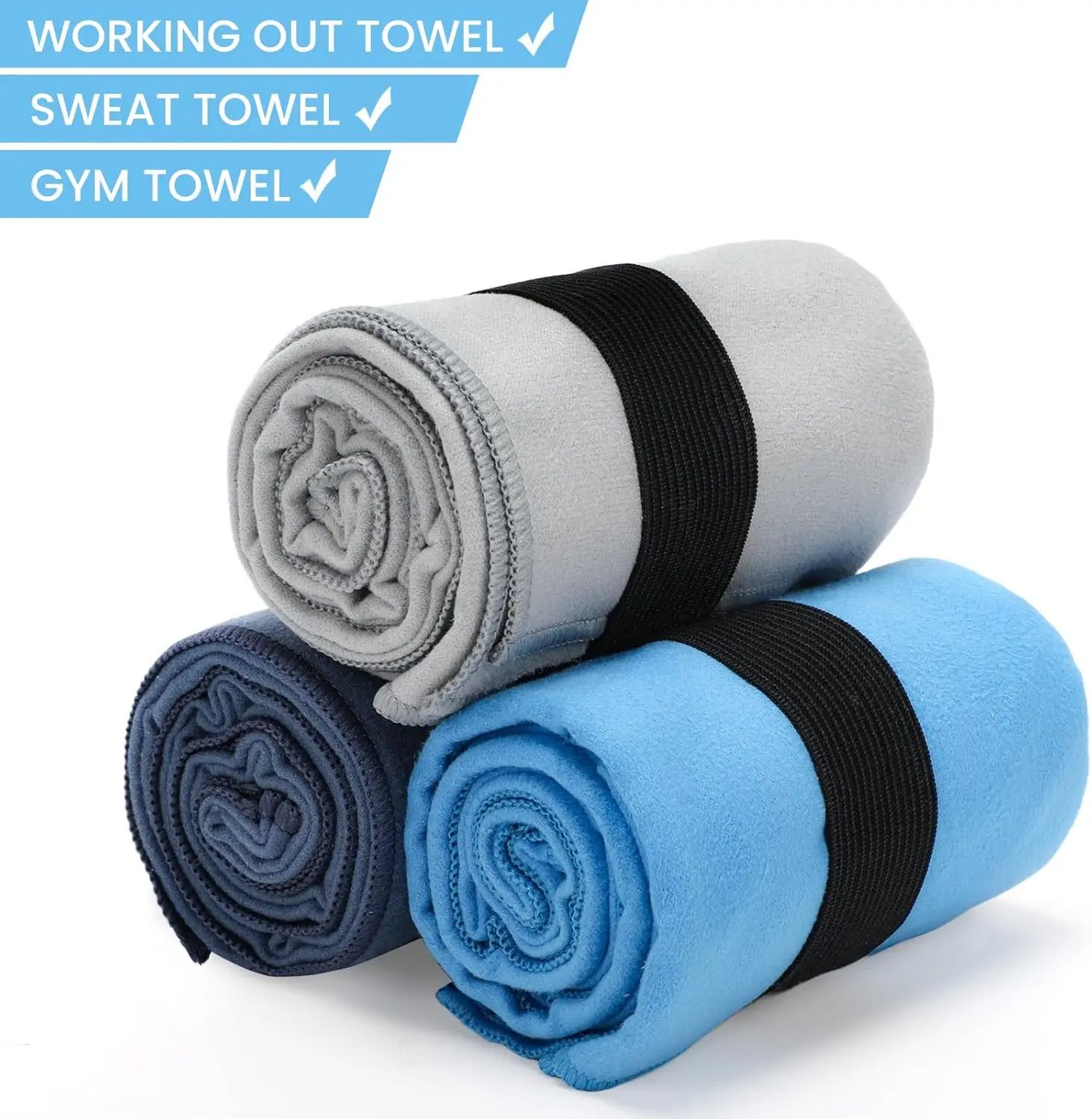 3 Pack Quick Dry Gym Towel for - огляд і ціна Running Gear Gym