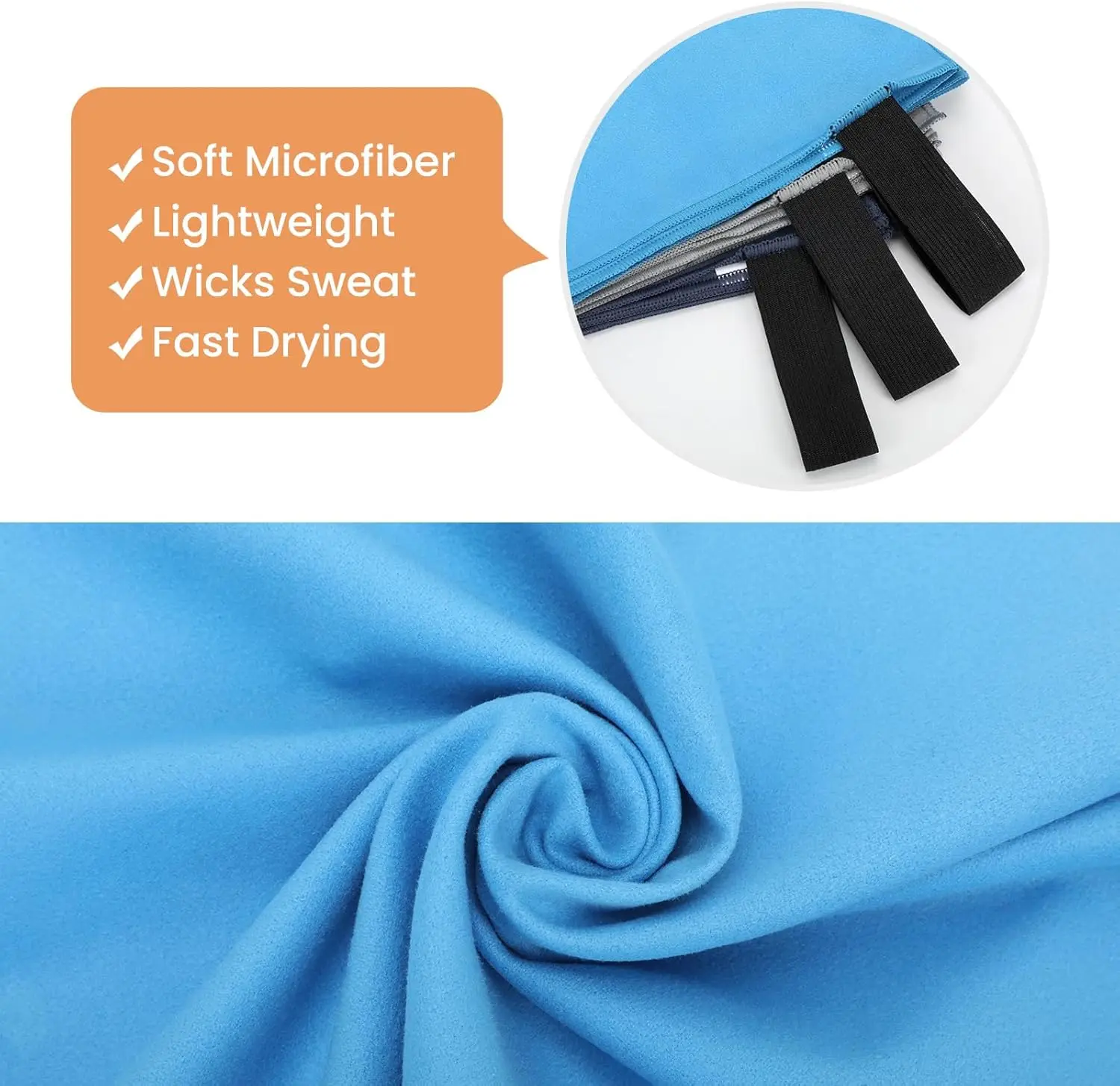 3 Pack Quick Dry Gym Towel for - огляд і ціна Running Gear Gym