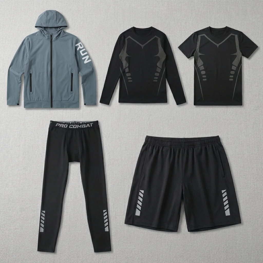 Fitness Full 5 Piecs Set Track - огляд і ціна Running Gear Gym