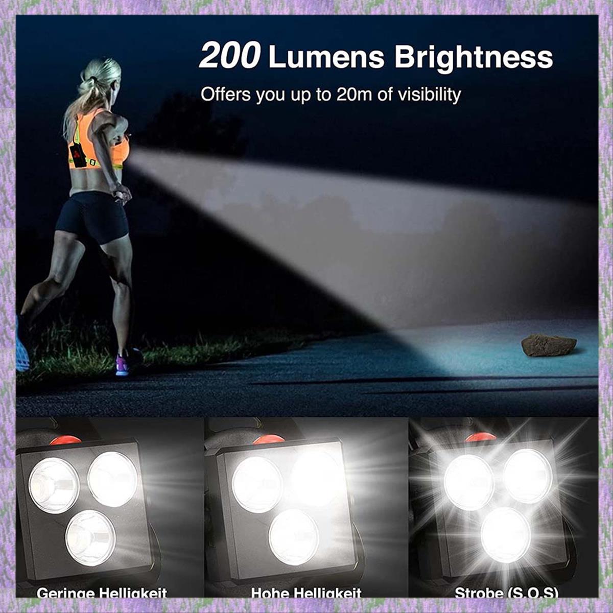 A63K-Night Running Lights For  - огляд і ціна Running Gear For Night