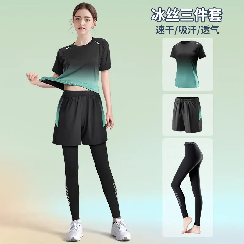 Women's three-piece running ou - огляд і ціна Running Gear Outfit