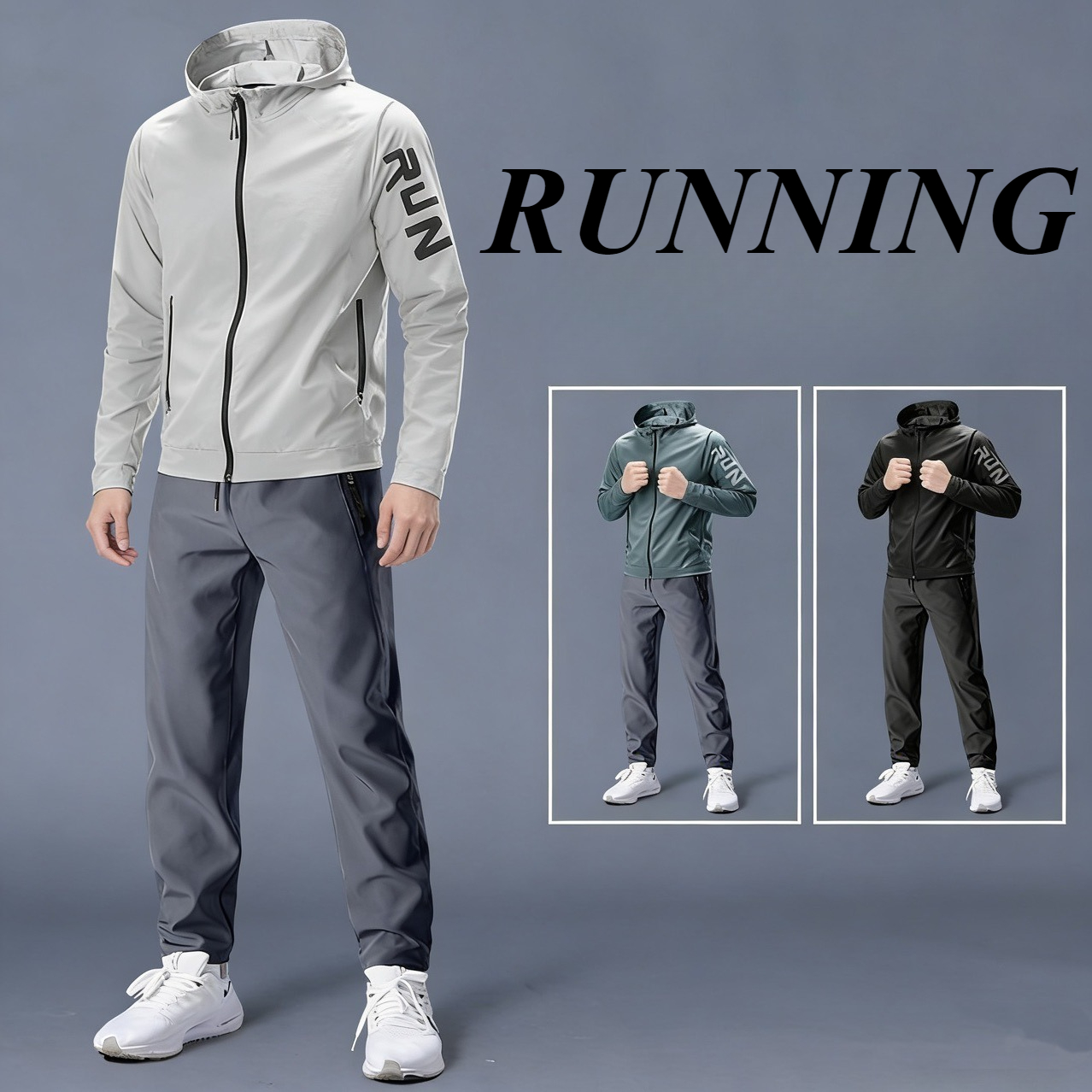 Men's Sportswear Running Set w - огляд і ціна Running Gear Outfit