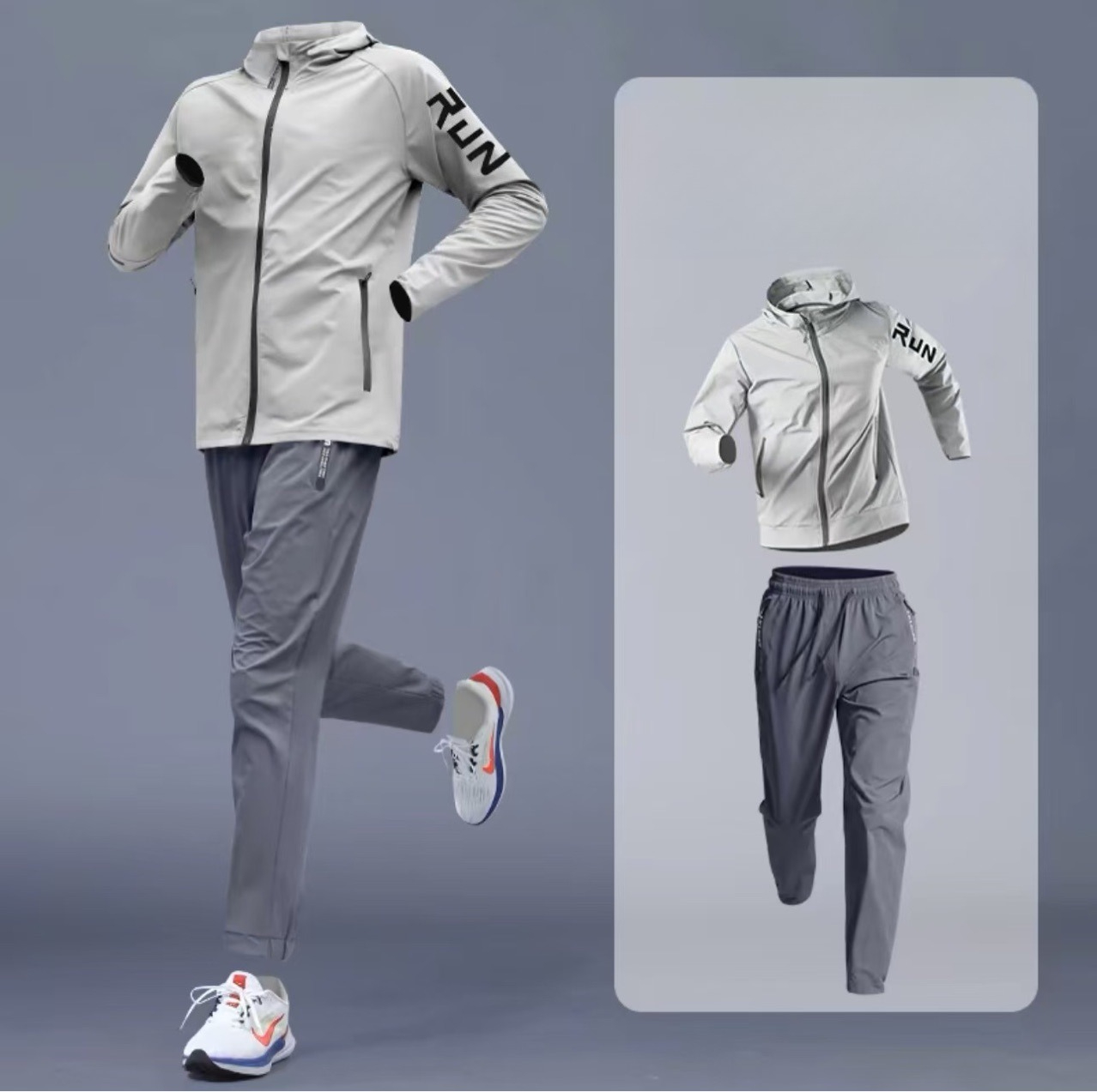 Men's Sportswear Running Set w - огляд і ціна Running Gear Outfit