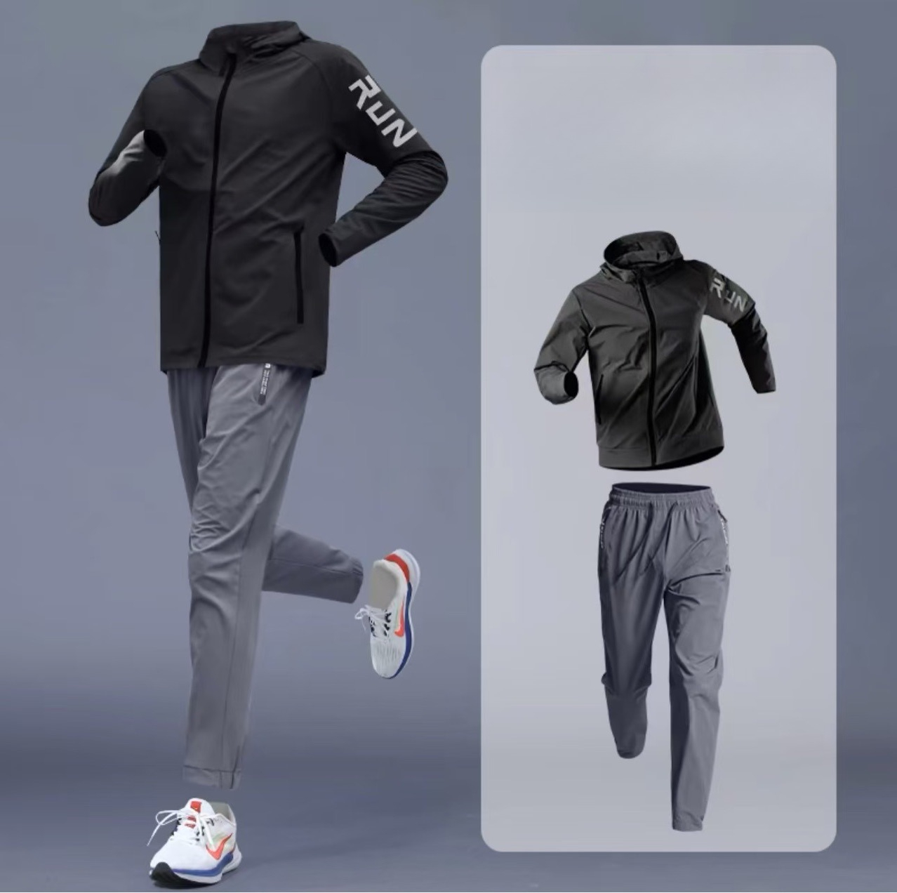 Men's Sportswear Running Set w - огляд і ціна Running Gear Outfit