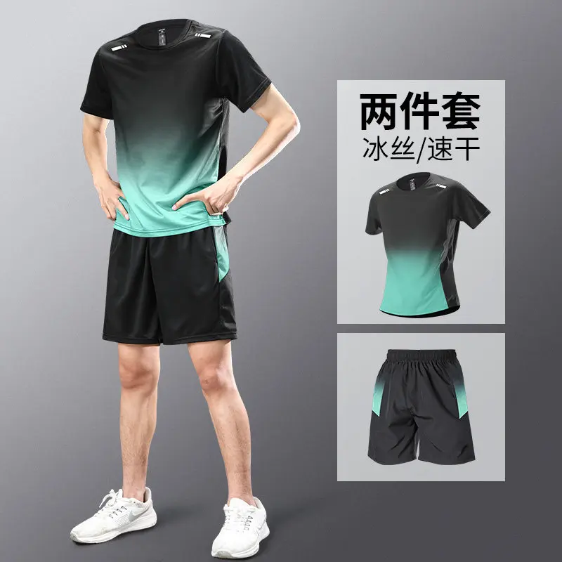 Two-piece men's summer sports  - огляд і ціна Running Gear Outfit